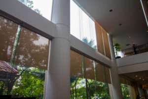 clean lobby windows