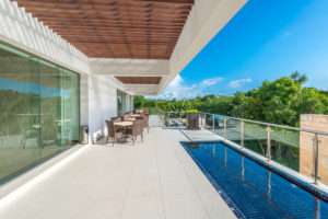 glass balcony