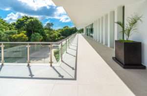 glass balcony